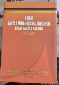 Image of KAMUS BAHASA MINANGKABAU - INDONESIA